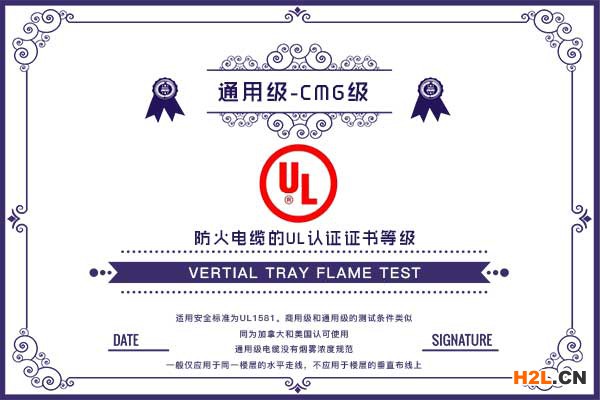 通用級防火電纜的UL認證證書.jpg