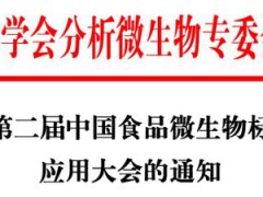 第二屆中國食品微生物標(biāo)準(zhǔn)與技術(shù)應(yīng)用大會(huì)將于9月24-25在京舉辦！
