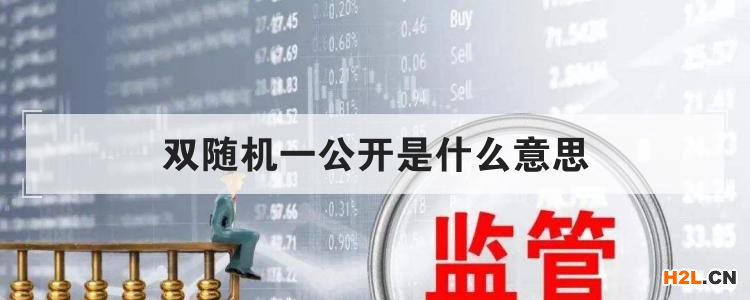雙隨機(jī)一公開是什么意思