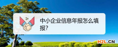 中小企業信息年報怎么填報？