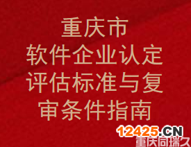 重慶市軟件企業認定,評估標準與復審條件指南(圖1)