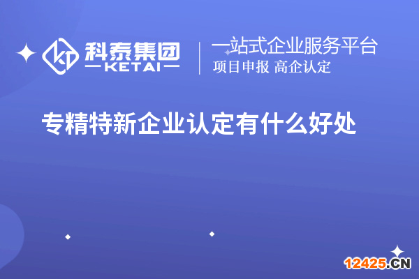 專精特新企業認定有什么好處