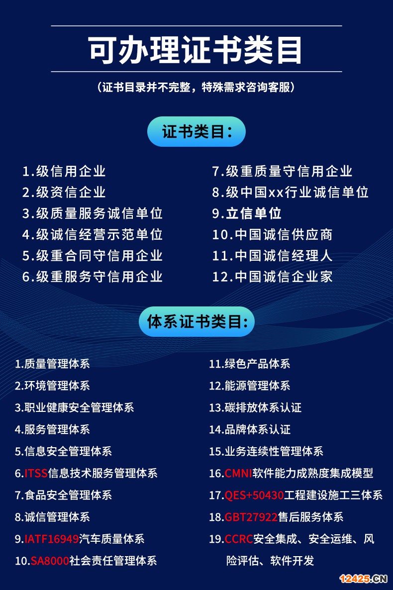 iso9001體系資質(zhì)認證