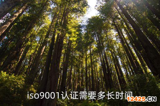 iso9001認證需要多長時間