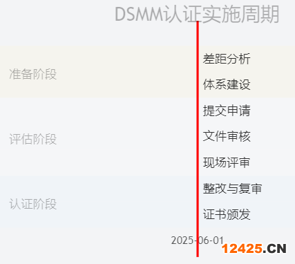 DSMM 認證從申請到獲證全流程時間軸