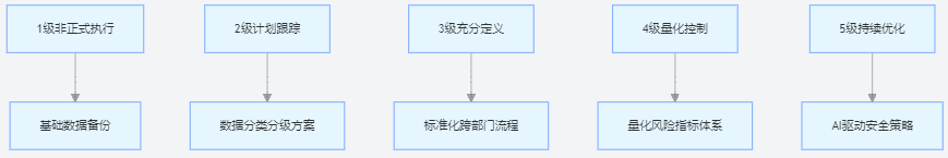 DSMM 認證等級與核心能力要求對比